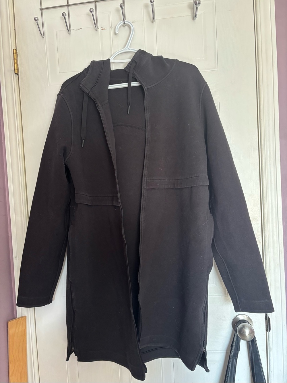 lululemon athletica Black Lightweight Hooded Shirt Jacket